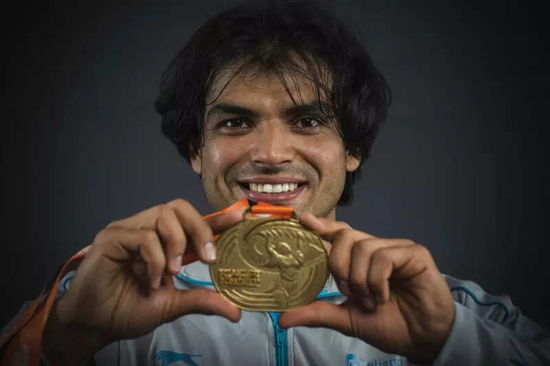 Neeraj Chopra scripts history as he wins gold at 2023 World Athletics Championships, see pictures